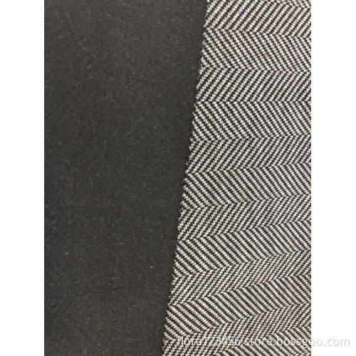 Herringbone knitted jacquard fabric
